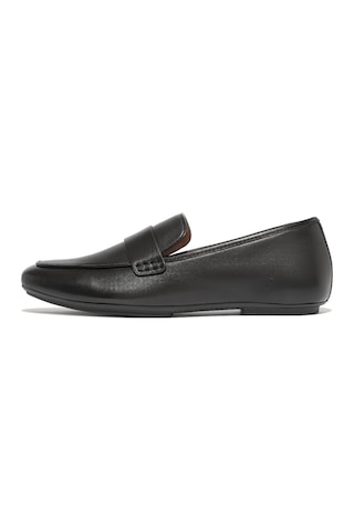 001 Black Klasik Ayakkabı Kadın Hx9-001 Fitflop Delıcato Soft Leather Loafers Black Siyah