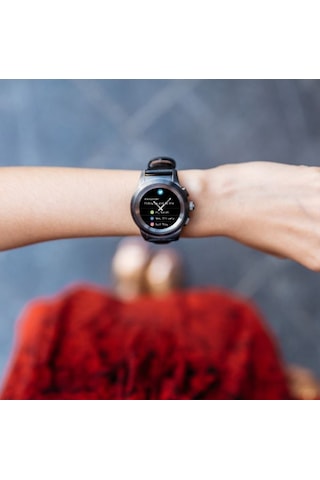 Mykronoz Zetime Petite Premium Deri Kordon Akıllı Saat (İthalatçı Garantili)