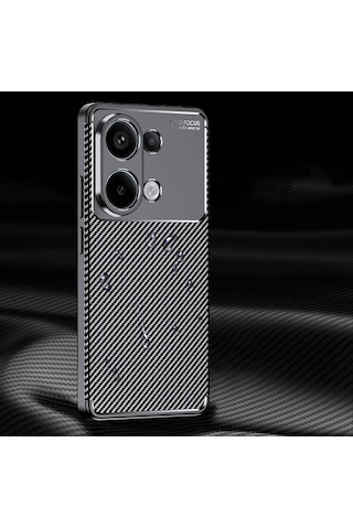 Xiaomi Redmi Note 13 4g Kılıf Karbon Silikon Case Kapak