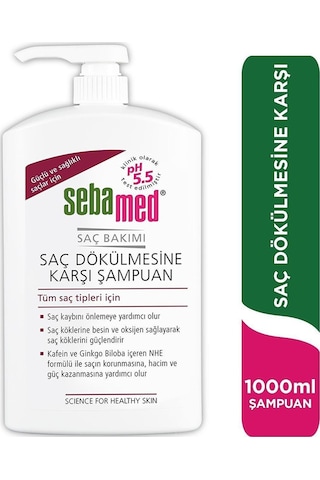 Sebamed Saç Dökülmesine Karşı Güçlendirici Etkili Kafein ve Ginkgo Biloba İçerikli Şampuan 1000 ML