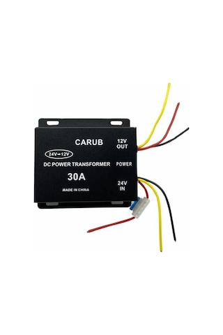 Düşürü 24 Volt 12 Volt'a Düşürücü 30 Amper Konvertör