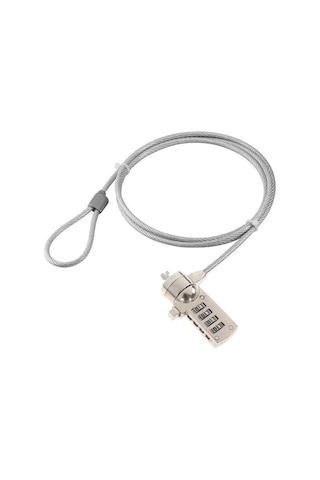 Notebook Ve Bilgisayar İçin Çelik Halatlı Şifreli Kilit