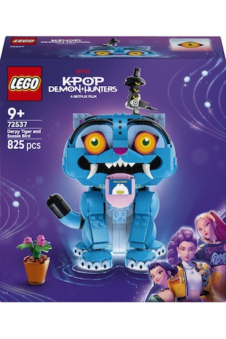 LEGO® KPop Demon Hunters Kaplan Derpy ve Kuş Sussie 72537 - 9 Yaş ve Üzeri için Aksesuarlar İçeren Oyuncak Yapım Seti (825 Parça)