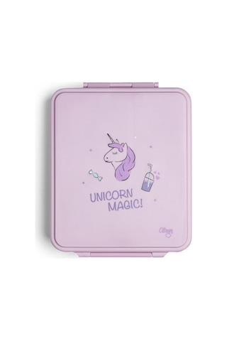 Citron Grand Beslenme Kutusu Seti - 4 Bölmeli Ve Çelik Kavanozlu - Stormy Unicorn