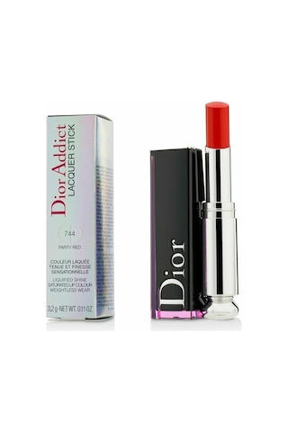 Christian Dior Dior Addict Lacquer Stick Ruj 744 Party Red