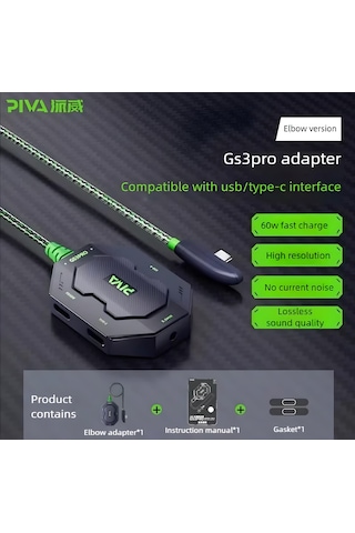 Piva Gs3 Pro 3in1 Docking Station Dönüştürücü
