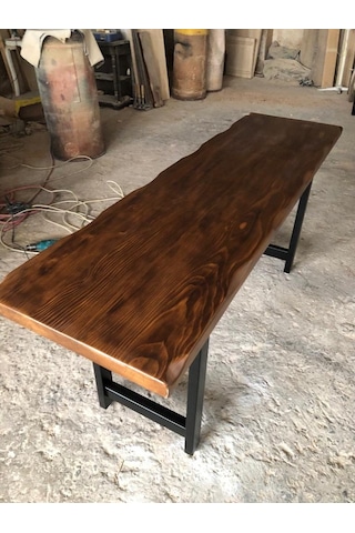 Bintaşmobilya Kütük Bar Masası 180X50X105.Cm