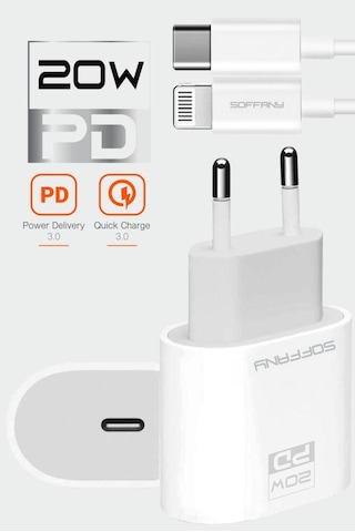 Sy220 Sy220 20w Pd Lightning Şarj & Data Kablosu