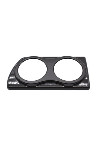 Geeroyoo Vauxhall Astra H Mk5 İçin Siyah Plastik Çift Gösterge Çerçevesi - 15.5x8x2.5cm Boyutunda, 38g Ağırlık