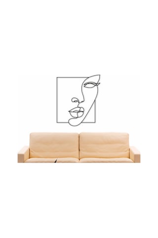Kadın Silüet Women 3d Duvar Dekoru - Şık Ve Minimalist Tasarım 19cm