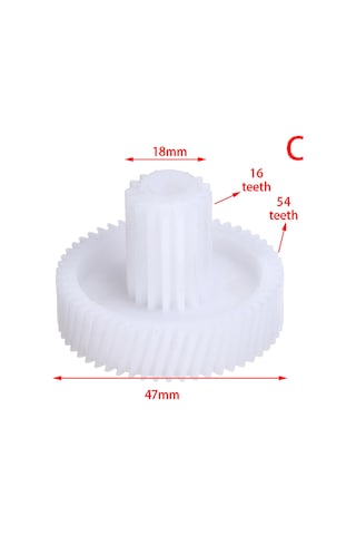 Kıyma Makinesi Plastik Dişli Değiştirme S/m/l Dişli Ev Kıyma Makinesi Parçası Karşılaşması