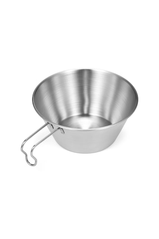 Ranyeek Tomshoo Paslanmaz Çelik Kayak Kasesi Sabit Saplı 500ml - Isıya Dayanıklı Yemek/türkiye Kası Çok Renkli