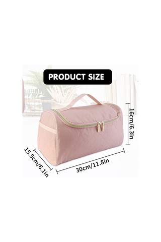 İçin Asılı Taşınabilir Stand Aksesuarları Saklama Çantası Pembe