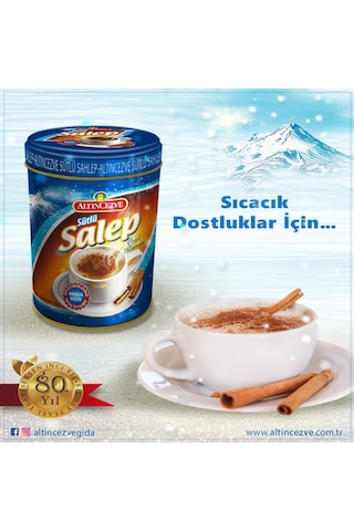 Altıncezve Sütlü Salep Teneke 250 G