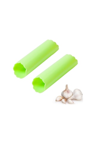 Cbtx Mutfak Soyma Sarımsak Presi Sarımsak Soyucu Elinize Zarar Vermez Silikon Sarımsak Soyucu Yeşil