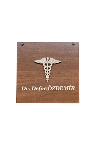 Kişiye Özel Ahşap Kutulu Doktor Çikolatası