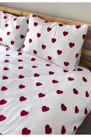 Totem Desenli Lastikli Çarşaf Seti - Tek/ Çift/ Battal Boy Bordo - Kırmızı - Beyaz