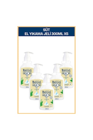 Le Petit Marseillais Nemlendirici Sıvı Sabun Süt 300 ml x5 Avanta