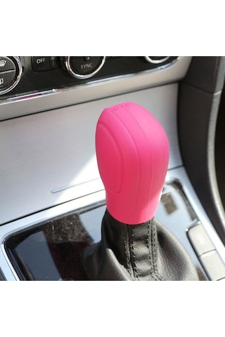Volkswagen Seat Skoda Golf Dsg Silikon Vites Topuz Kılıfı Pembe Diğer