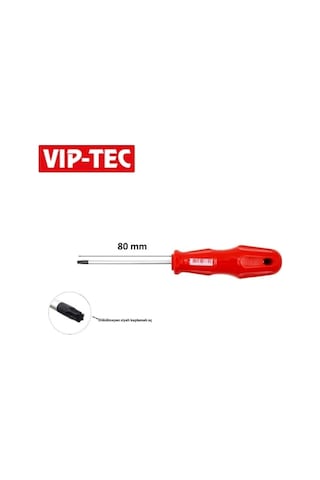 Vıp-tec T10 Torx Uçlu Tornavida Art 80 Mm