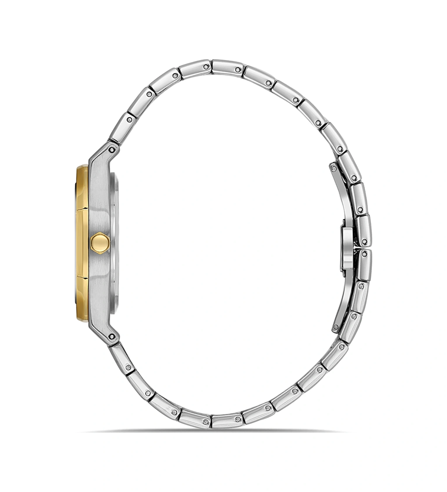 Ferro Fl43029a-d Quartz Çelik Altın/gri 33 Mm Kadın Kol Saati Gri