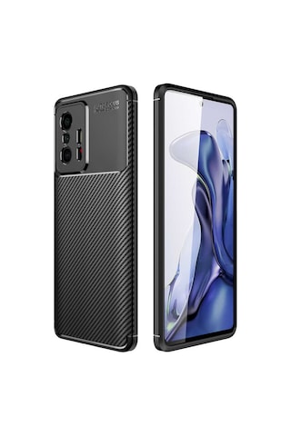 Xiaomi Mi 11T Pro Kilif Lens Karbon Tasarim Negro Silikon Kapak 522480108