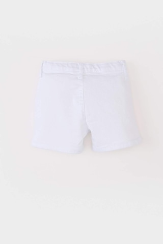 Defacto Beyaz Jean Şort Erkek Bebek C2286A524SM Beyaz
