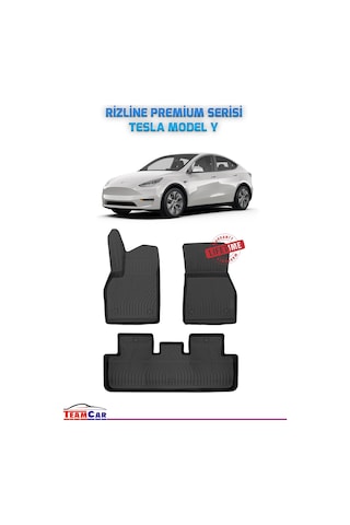 Teamcar Tesla Y 2019 Sonrası Uyumlu Premium Serisi Havuzlu Paspas