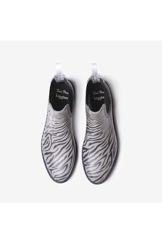 Yağmur Botu Kadın Diğer Calvi Toni Pons Ankle Boot Water Zebra Bej - Lacivert