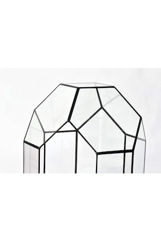 Dekoratif Cam Fanus - Geometrik Cam Fanus - Teraryum Cam Fanus (479517998)