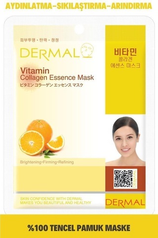 Dermal Portakal Özlü Kolajen Maske 10 x 23 G