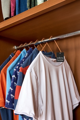 Edora Home 10'lu Rose Elbise Askısı Tişört Askısı - Metal Paslanmaz Rose