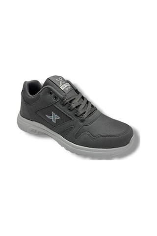 Xstep 020-26 Cilt Deri Anatomik Erkek Sneaker Füme Buz Füme
