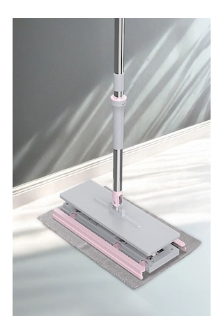 Nobera Click Mop Kıskaçlı Sıkıştırmalı Mop Tüm Bezlere Uyumlu, 360 Hareketli Başlık, 8 Bez Hediye