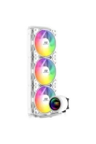 Powerboost Cırcle 360w R.bow Fan Lga1700/am5 Uyumlu 360mm Cpu Sıvı Soğutma Beyaz 360 MM