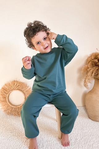 Babywom Basic Mevsimlik Eşofman Takımı- Petrol Mavi