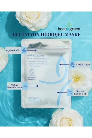 Beauugreen Glutatyon Hidrojel Maske 1 Adet