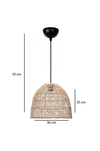 Homing Miota Natural El Yapımı Sarkıt Sl020 Bej