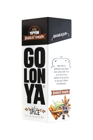 Golonya Spice 250 Ml Cam Şişe Baharat Kokulu Kolonya 12 Adet 1 K