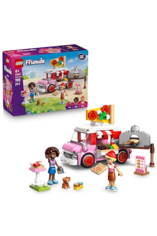 LEGO® Friends Pizza Kamyonu 42694 - 6 Yaş ve Üzeri Çocuklar için Mini Bebek İçeren Yaratıcı Oyuncak Yapım Seti (190 Parça)