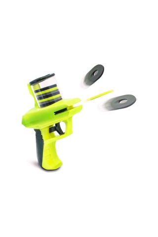 Köpük Disk Fırlatıcı Oyuncak - 12 Diskli Güvenli Set 6+ Yaş