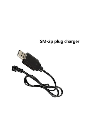 3.7v 14500 Li-on Oyuncak Pili Ve Usb Şarj Cihazı Siyah Soketli