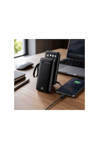 10000 Mah Powerbank Siyah