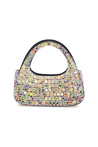 Guja 25yg586 Kadın Taşlı Abiye Çanta Çok Renkli Çok Renkli