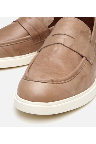 Hotiç Erkek Deri Bej Ultra Hafif Tabanlı Klasik Loafer 02ayh305440a310 Bej
