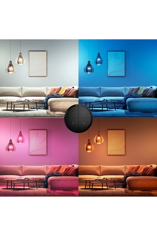 Philips Hue Tap Dial Switch Döner Anahtar, Siyah, Hue Uygulaması
