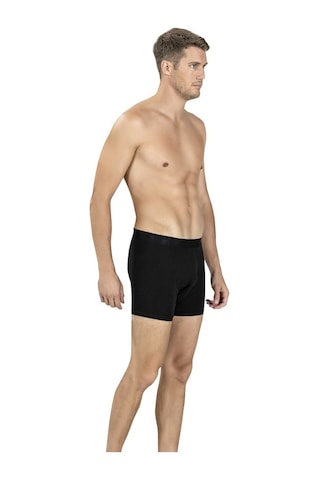 Jiber Erkek Siyah Modal Pamuklu Boxer 321