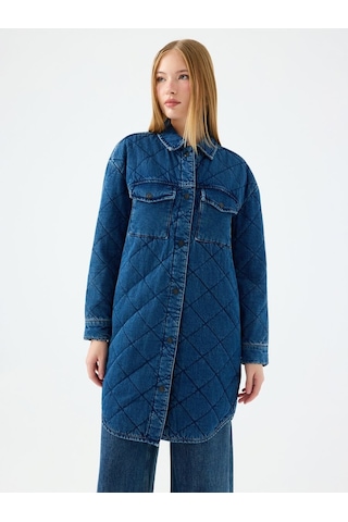 LOFT Oversize Kadın Ceket Lf2037315 Q1.v1 Denim