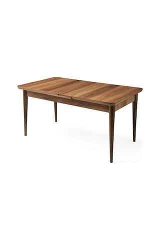 Kelebek Ortadan Açılır Büyüyen Yemek Masası Ceviz 70x120cm Ceviz