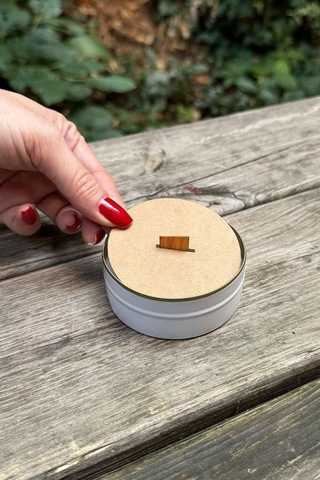 Mum Toz Kapakları 68mm Çap 20mm X 2 Mm Ahşap Fitil Boşluğu 50 Adet Kahverengi Mum Toz Kapakları 68mm Çap 20mm X 2 Mm Ahşap Fitil Boşluğu 50 Adet Kahverengi